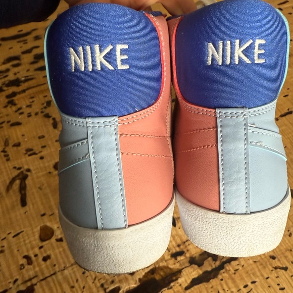 Nike Blazer Mid 77 Dance Kids Size 7Y/Womens 8.5 Cobalt Bliss-Red DQ6084-40 - Picture 5 of 11